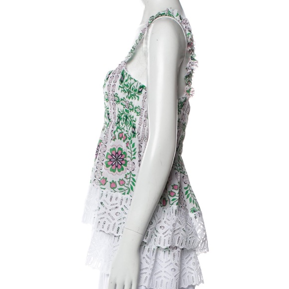 TORY BURCH FLORAL TOP 🌸🌸🌸🌸 - Picture 4 of 6